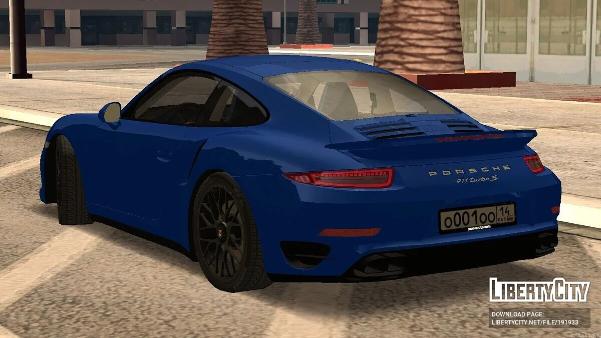 Porsche 911 Turbo S + CCD / GTA San Andreas