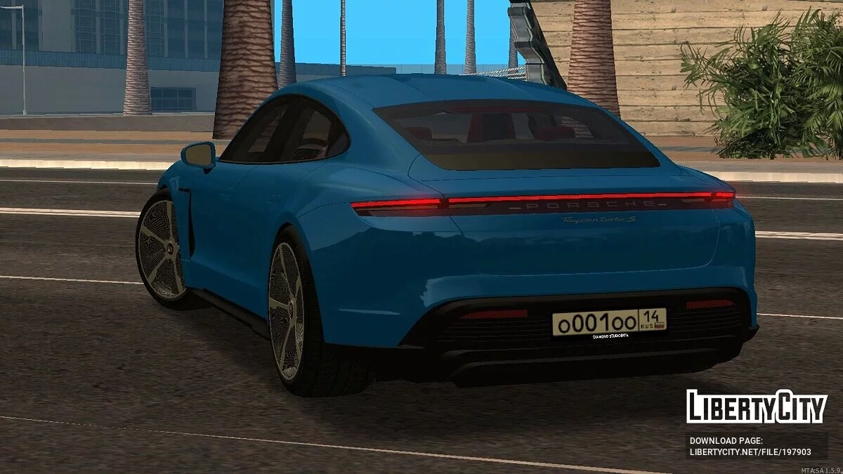 Porsche Taycan + CCD / GTA San Andreas