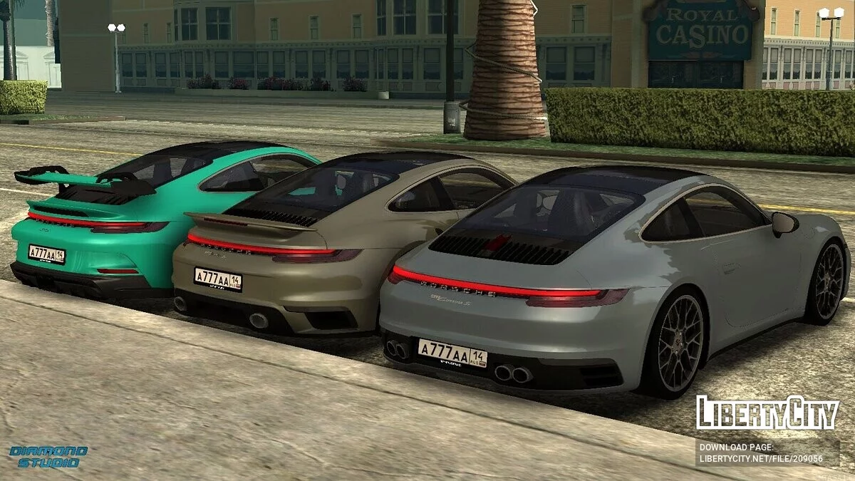 Porsche 911 Carrera 4S + CCD / GTA San Andreas