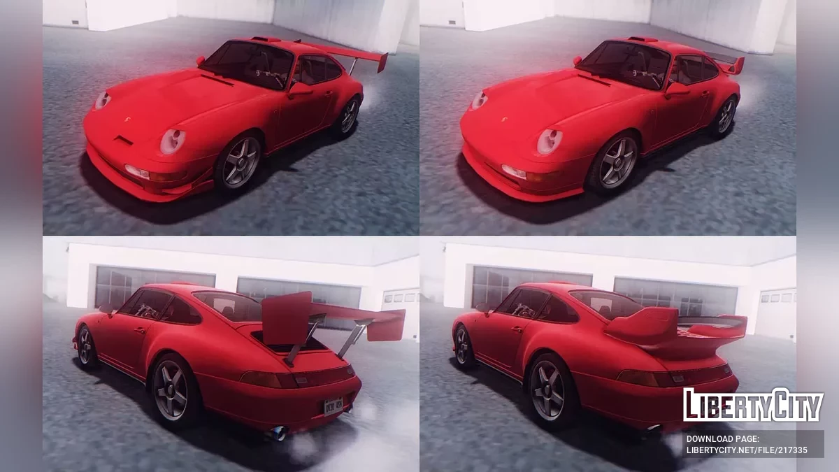 1995 Porsche 911 Carrera RS (993) / GTA San Andreas