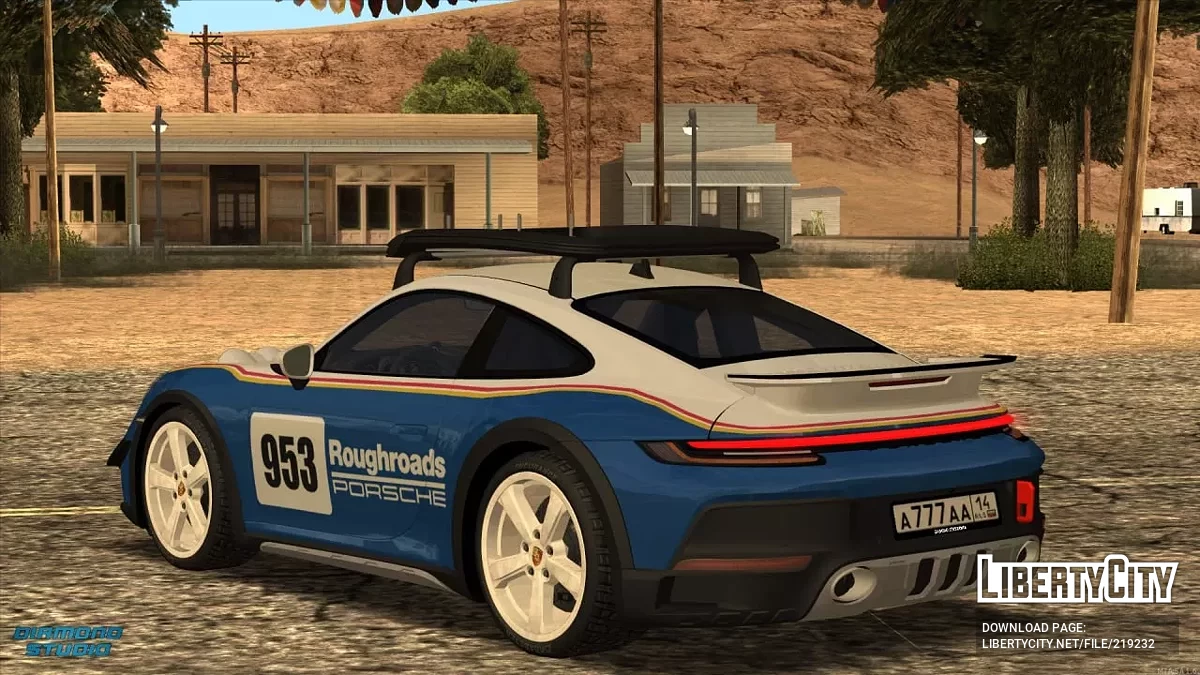 Porsche 911 Dakar 2024 + CCD / GTA San Andreas