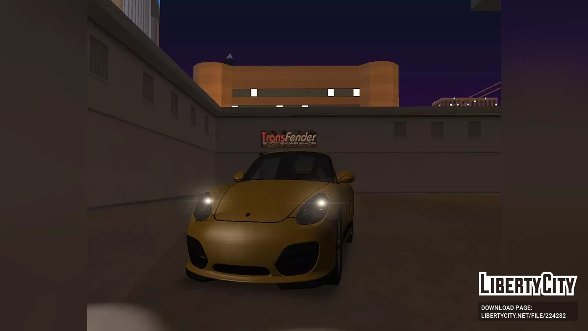 Porsche Boxster Spyder (987) / GTA San Andreas