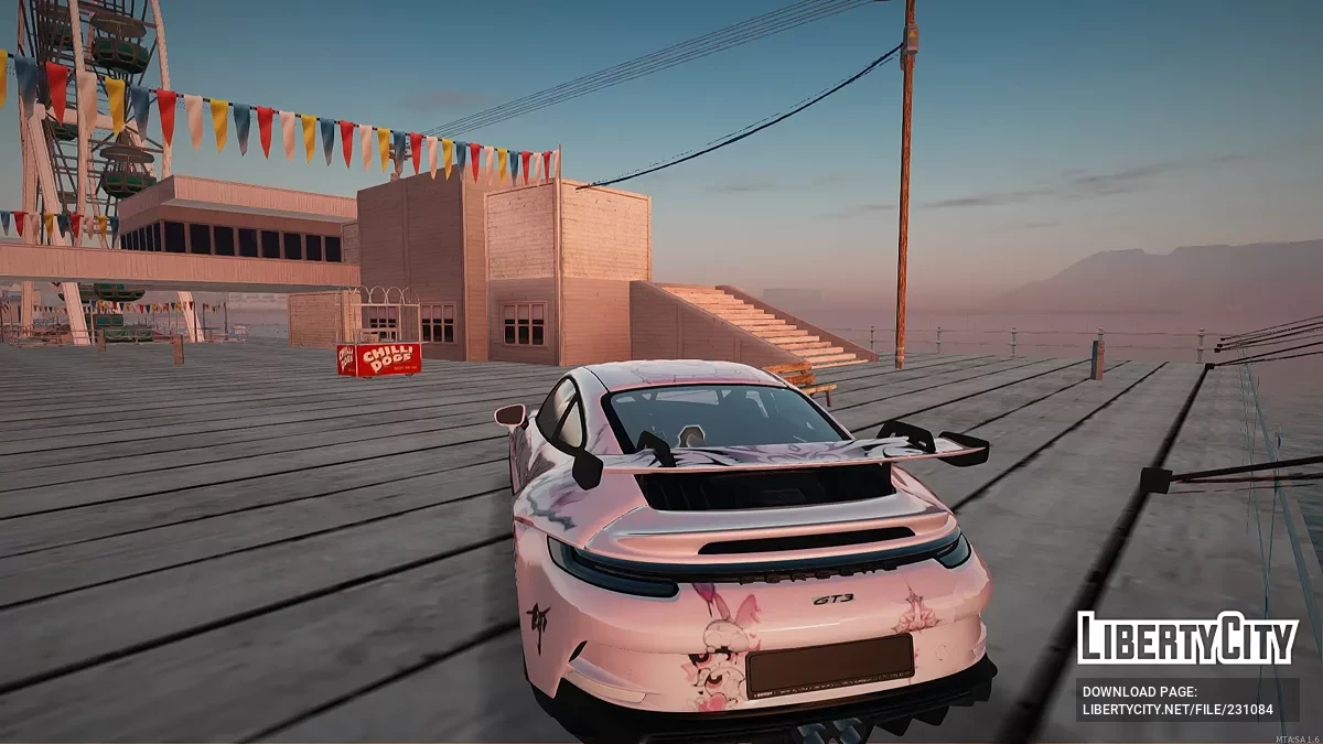 Porsche 911 GT3 – Розовая Сакура Эдишн (Девчачий Стиль) / GTA San Andreas