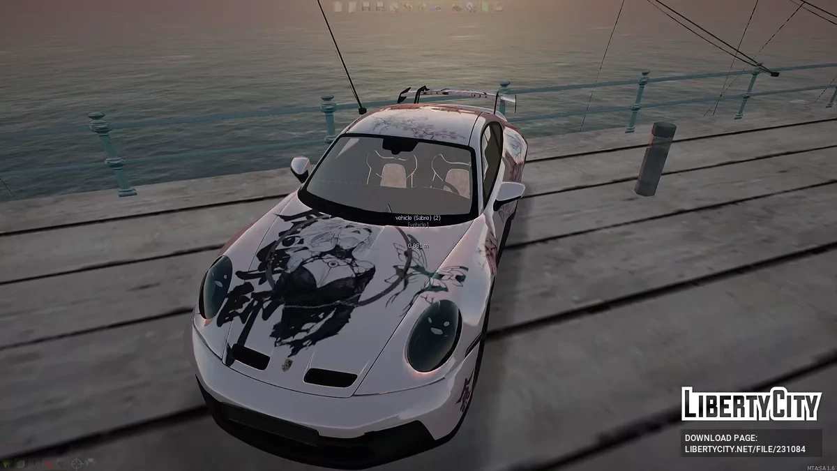 Porsche 911 GT3 – Розовая Сакура Эдишн (Девчачий Стиль) / GTA San Andreas