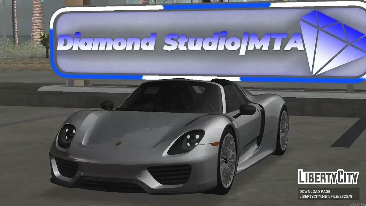 Porsche 918 Spyder + CCD / GTA San Andreas