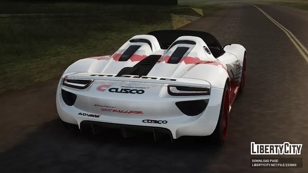 Porsche 918 Spyder Concept / GTA San Andreas