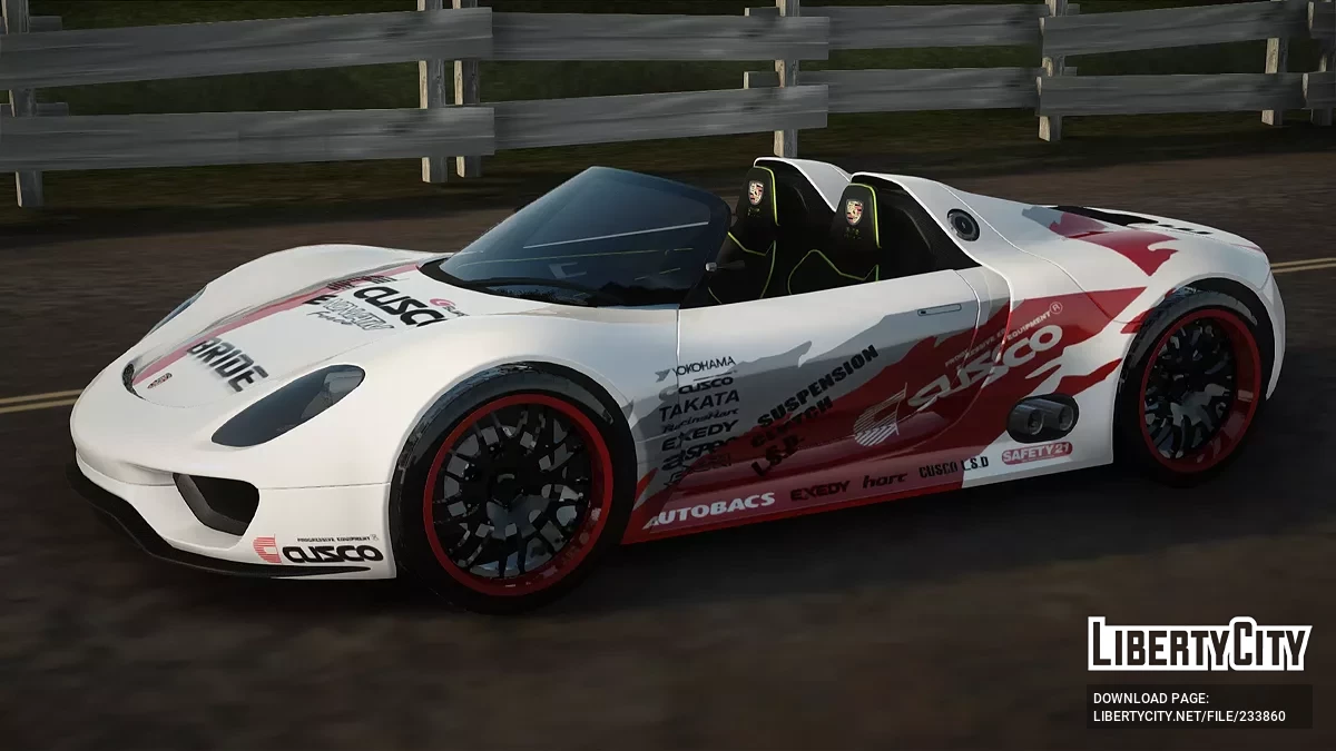 Porsche 918 Spyder Concept / GTA San Andreas