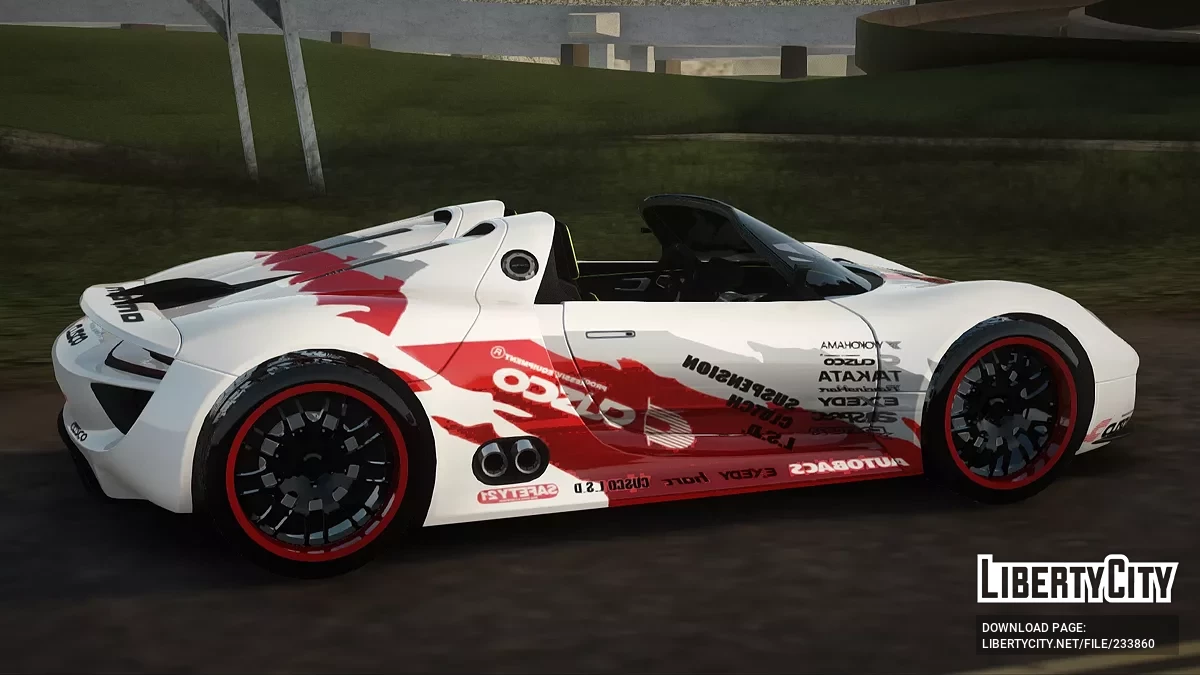 Porsche 918 Spyder Concept / GTA San Andreas