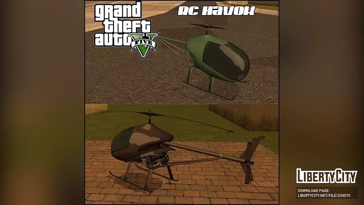 RC Havok из GTA 5 / GTA San Andreas