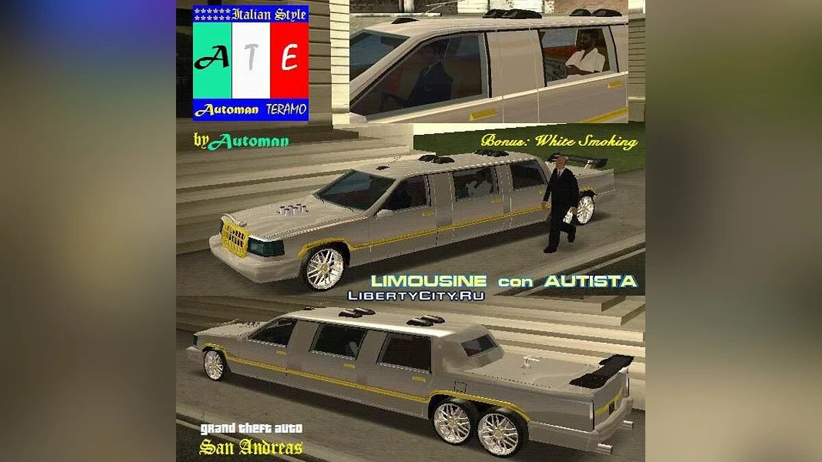 Limousine con autista / GTA San Andreas