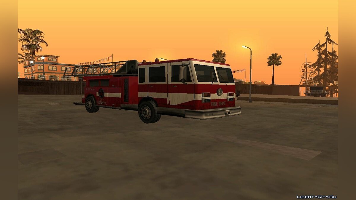 Замена машины Fire Truck (FIRELA) (firela.dff, firela.dff) в GTA San  Andreas (71 файл) / Файлы отсортированы по скачиваниям в порядке возрастания