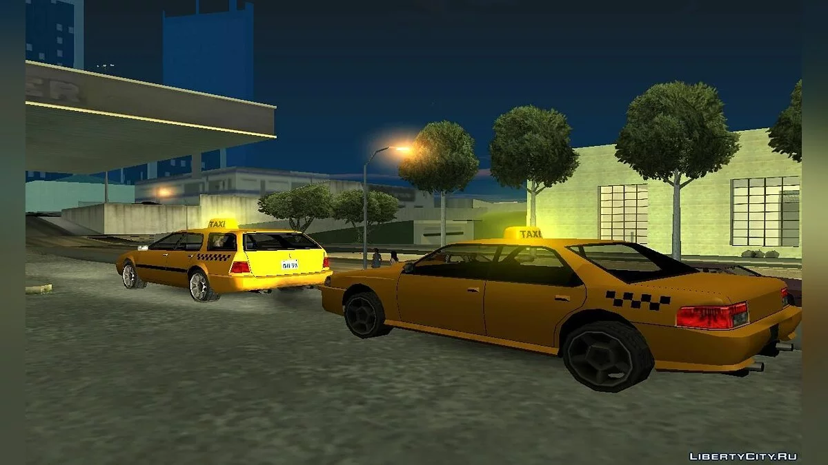 Stratum и Sultan taxi / GTA San Andreas