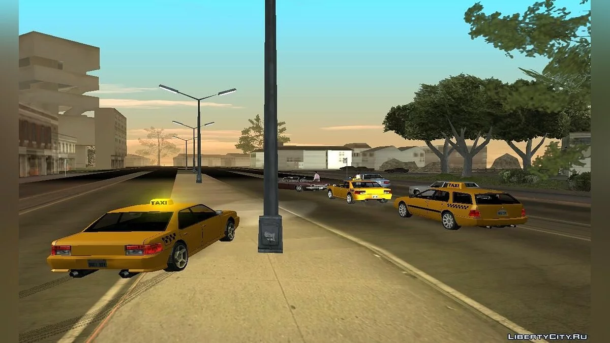 Stratum и Sultan taxi / GTA San Andreas