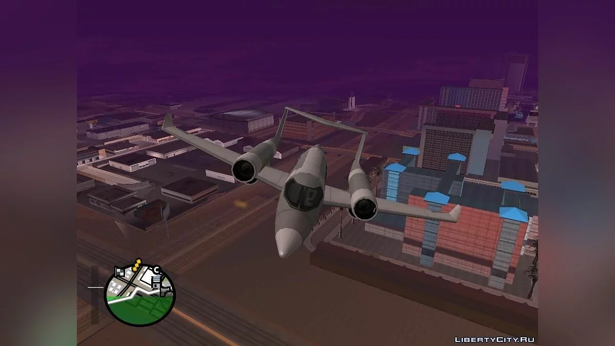 Двухбалочный Shamal / GTA San Andreas