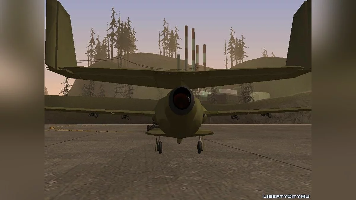 Штурмовик Shamal / GTA San Andreas