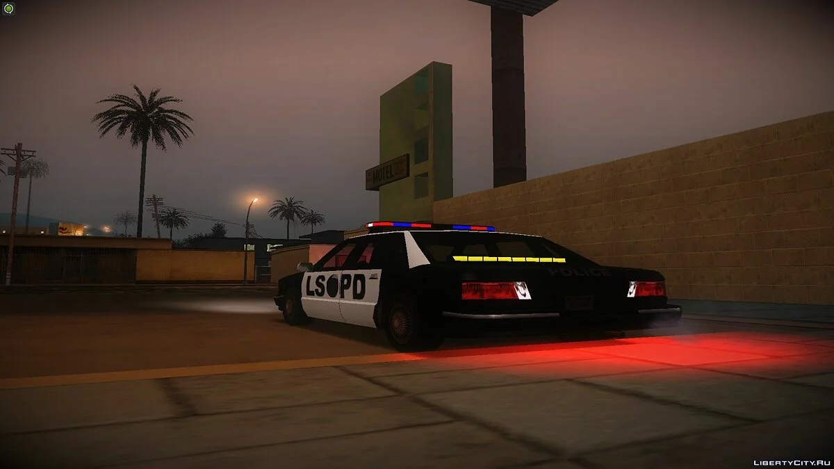 Vanilla Emergency Vehicles with Lightbars Pack / GTA San Andreas