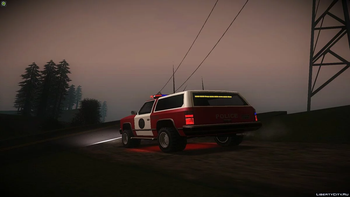 Vanilla Emergency Vehicles with Lightbars Pack / GTA San Andreas