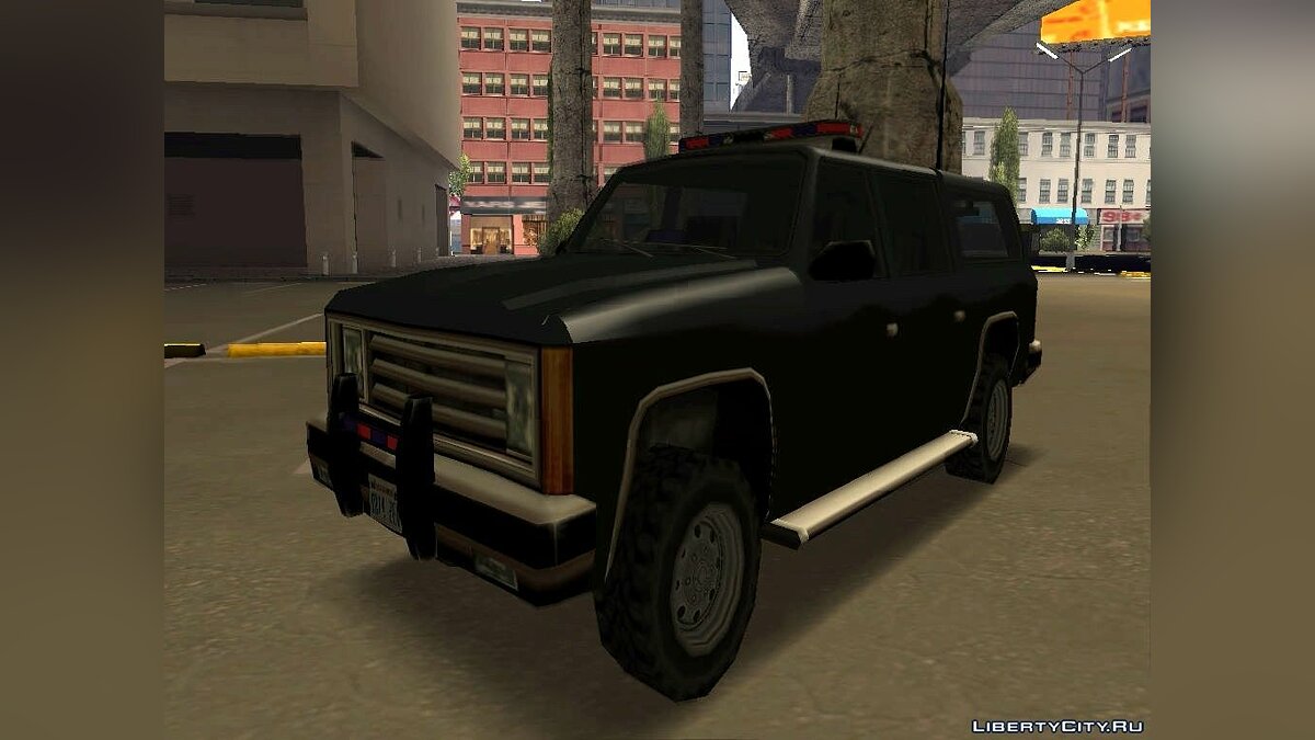 Скачать FBI Rancher with Lightbars для GTA San Andreas