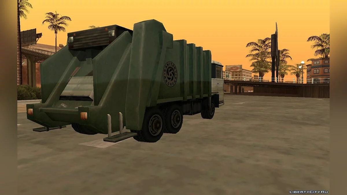 Bus Trashmaster / GTA San Andreas