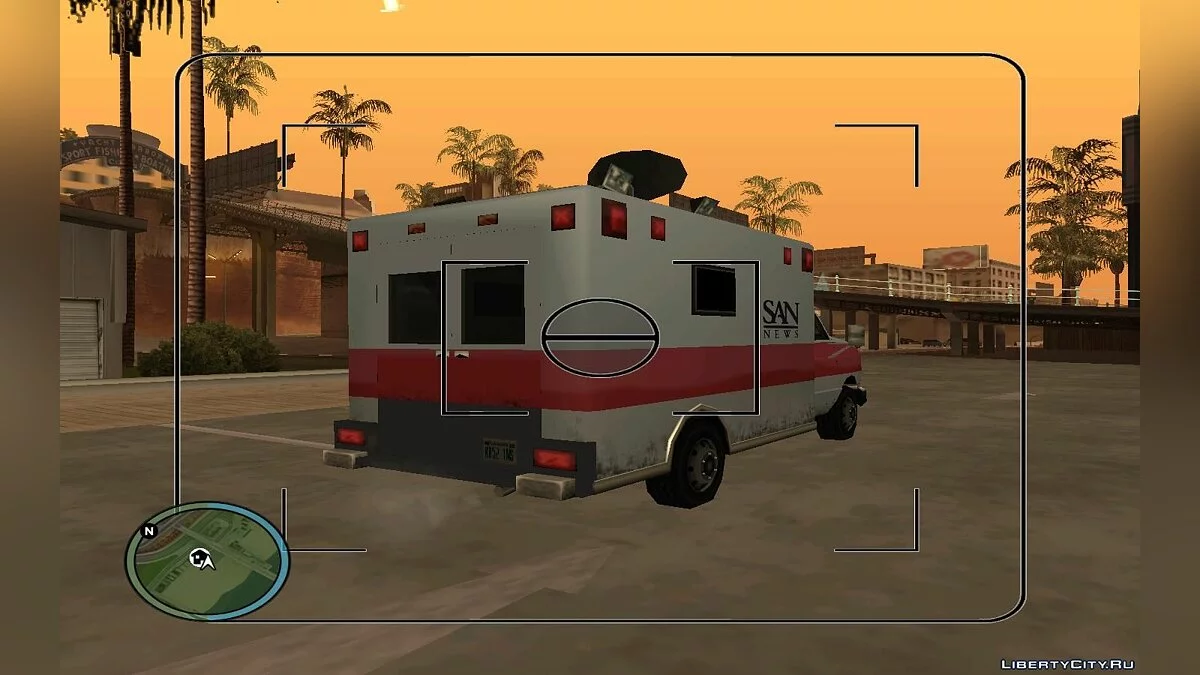 AmbulaNews Van / GTA San Andreas
