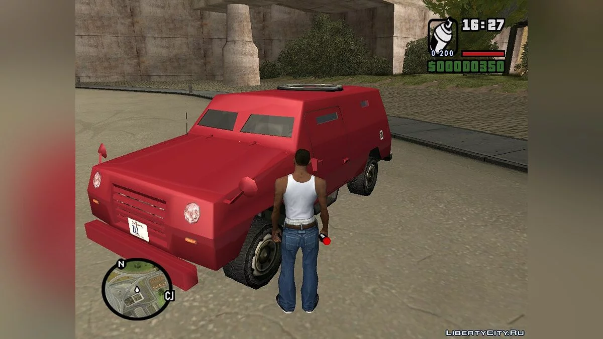 FBI Truck Civil No Paintable & Paintable by Vexillum / GTA San Andreas