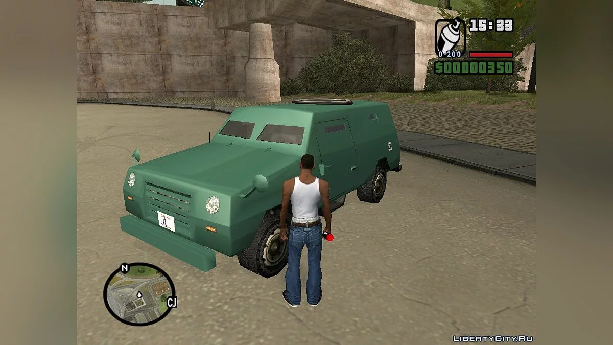 FBI Truck Civil No Paintable & Paintable by Vexillum / GTA San Andreas