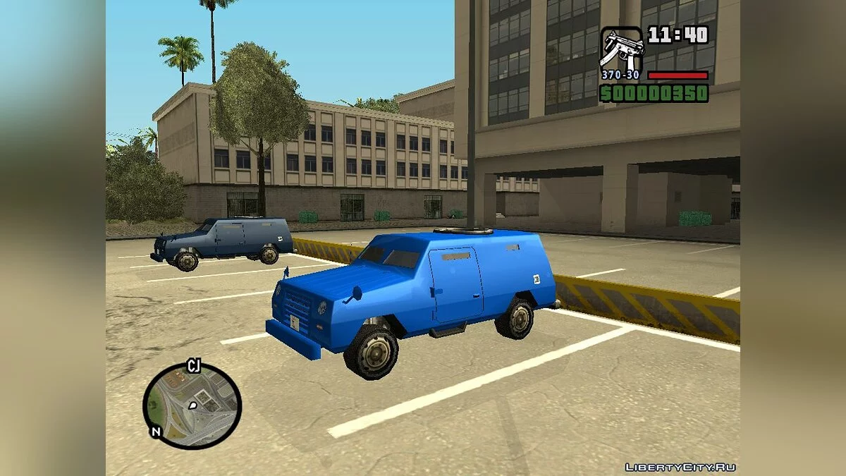 FBI Truck Civil No Paintable & Paintable by Vexillum / GTA San Andreas