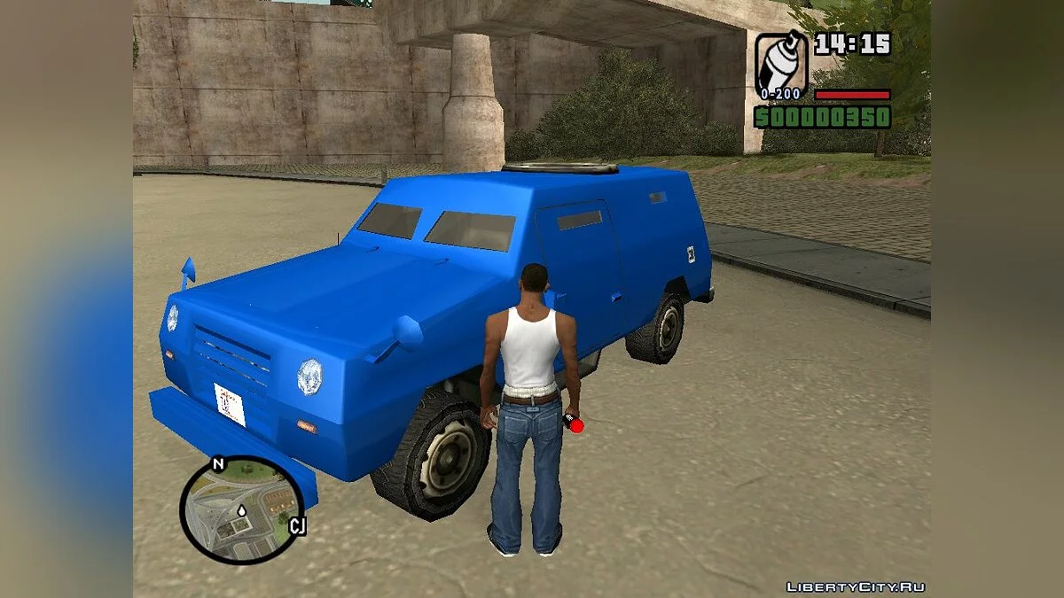 FBI Truck Civil No Paintable & Paintable by Vexillum / GTA San Andreas