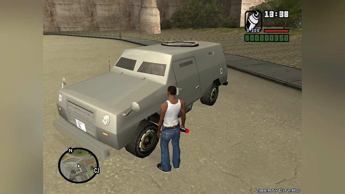 FBI Truck Civil No Paintable & Paintable by Vexillum / GTA San Andreas