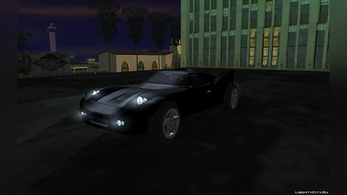 БэтМобиль и БэтЦикл / GTA San Andreas
