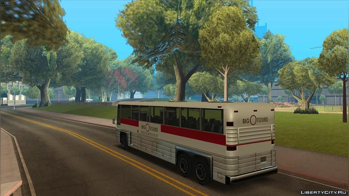 Coach with 3D interior / GTA San Andreas