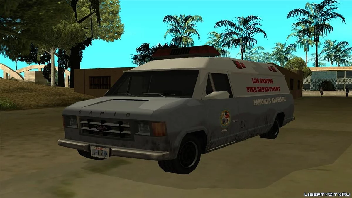 1986 Vapid Steed Ambulance / GTA San Andreas