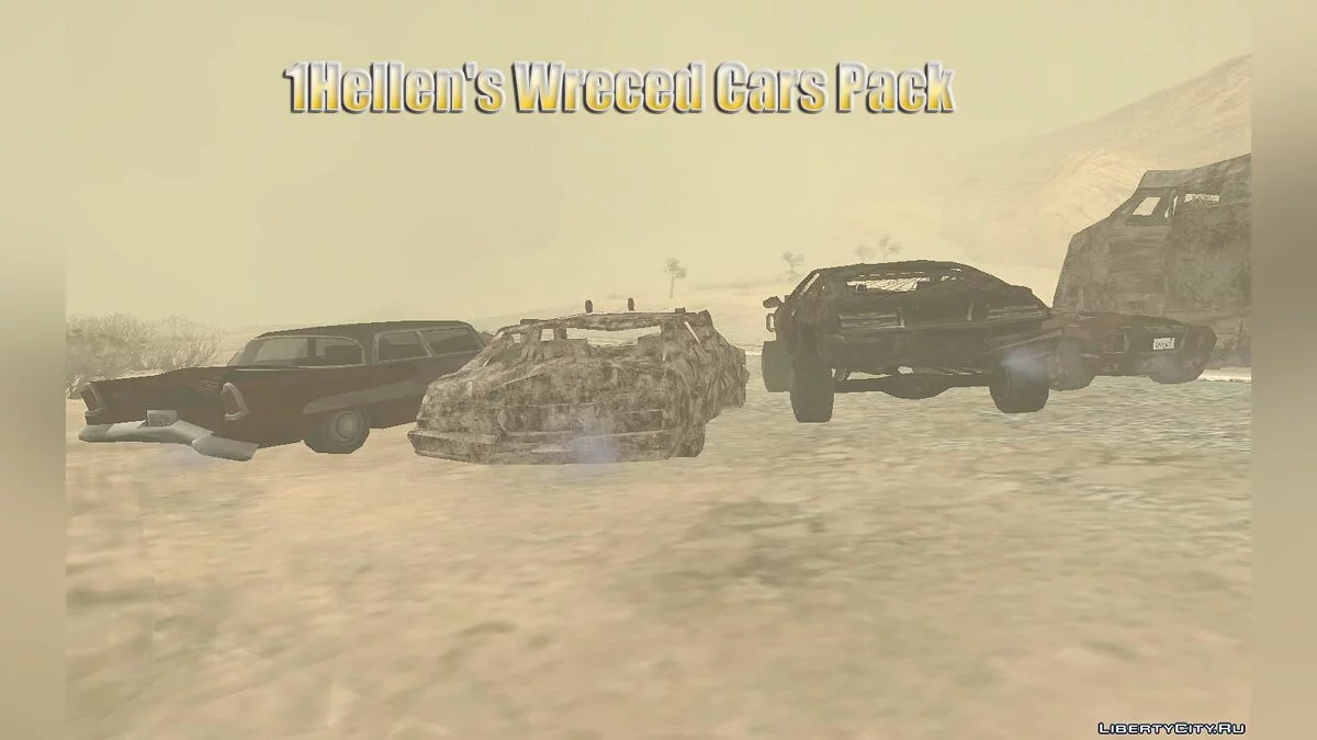 1Hellen's Wreced Cars Pack / GTA San Andreas