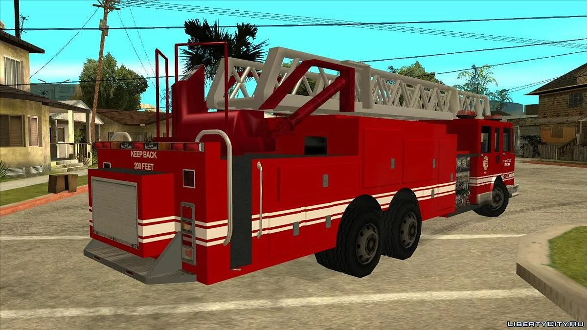 LSFD Ladder Truck / GTA San Andreas