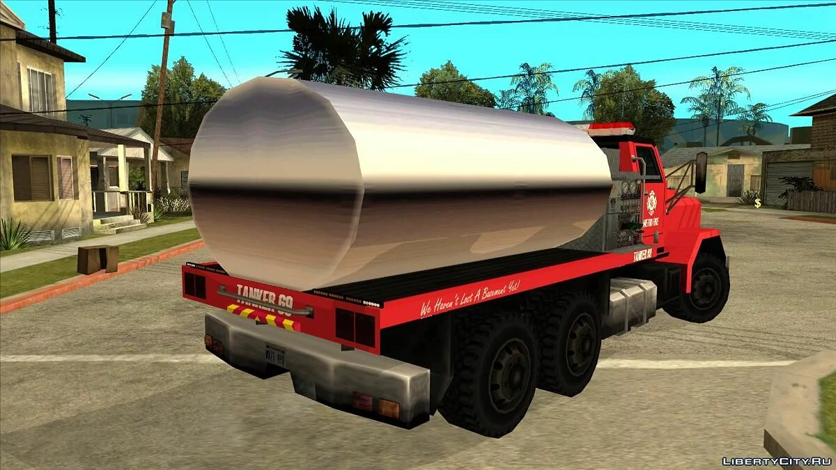 Flatbed - Metro Fire Tanker 69 / GTA San Andreas