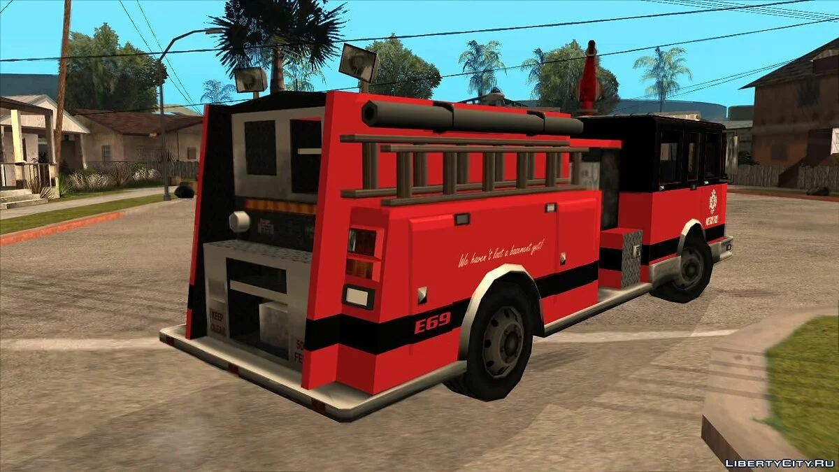 Firetruck - Metro Fire Engine 69 / GTA San Andreas