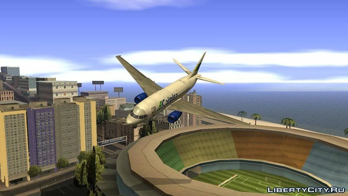 AT-400 в раскраске бразильской авиакомпании "Caipira Airways" из GTA 5 / GTA San Andreas