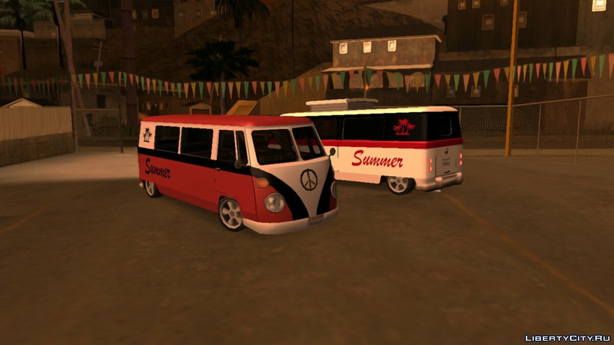 Скачать Declasse Camper Van 1967 для GTA San Andreas