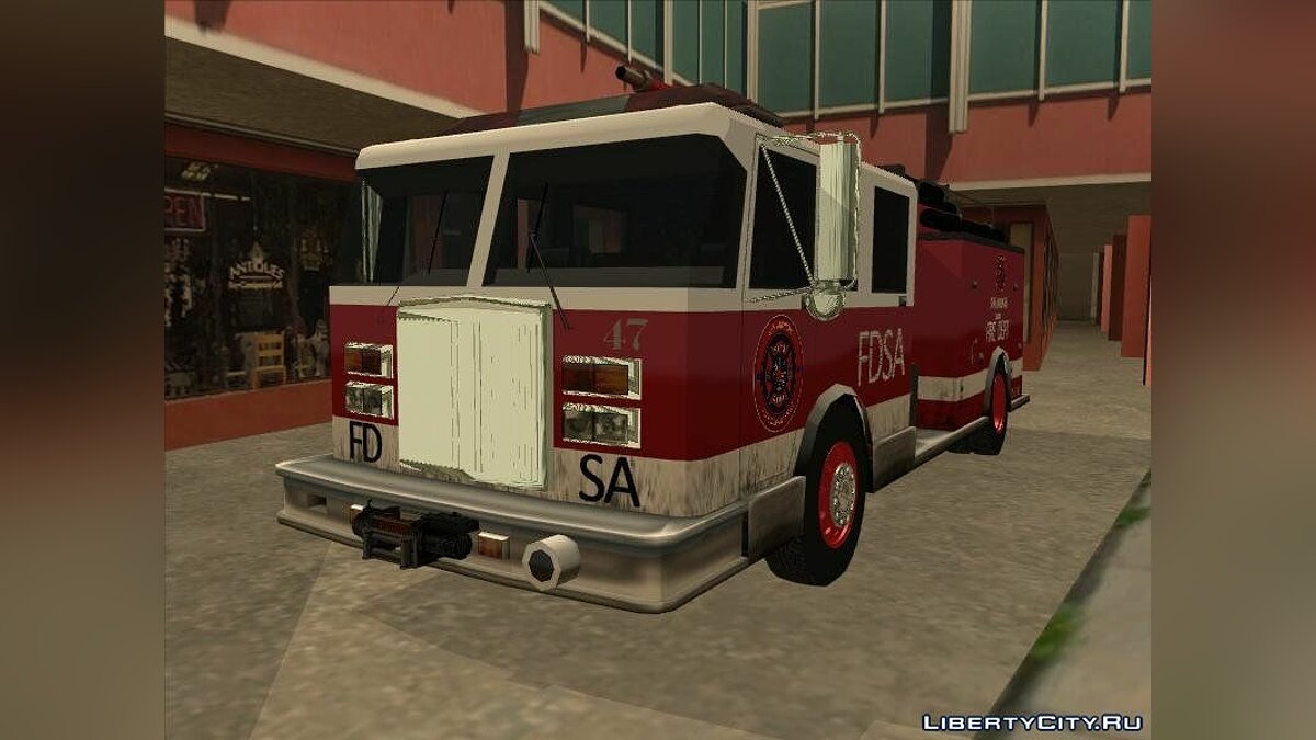 Замена машины Fire Truck (firetruk.dff, uk.dff) в GTA San Andreas (115  файлов) / Страница 4