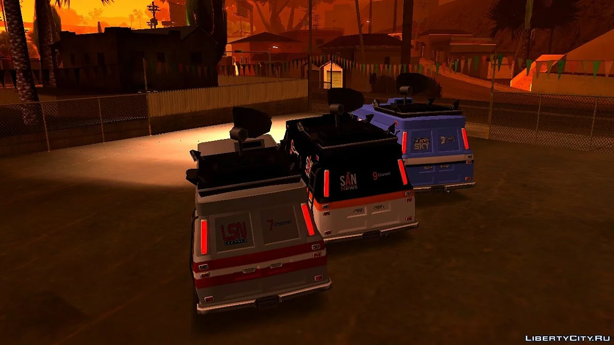 Vapid NewsVan 1985 / GTA San Andreas