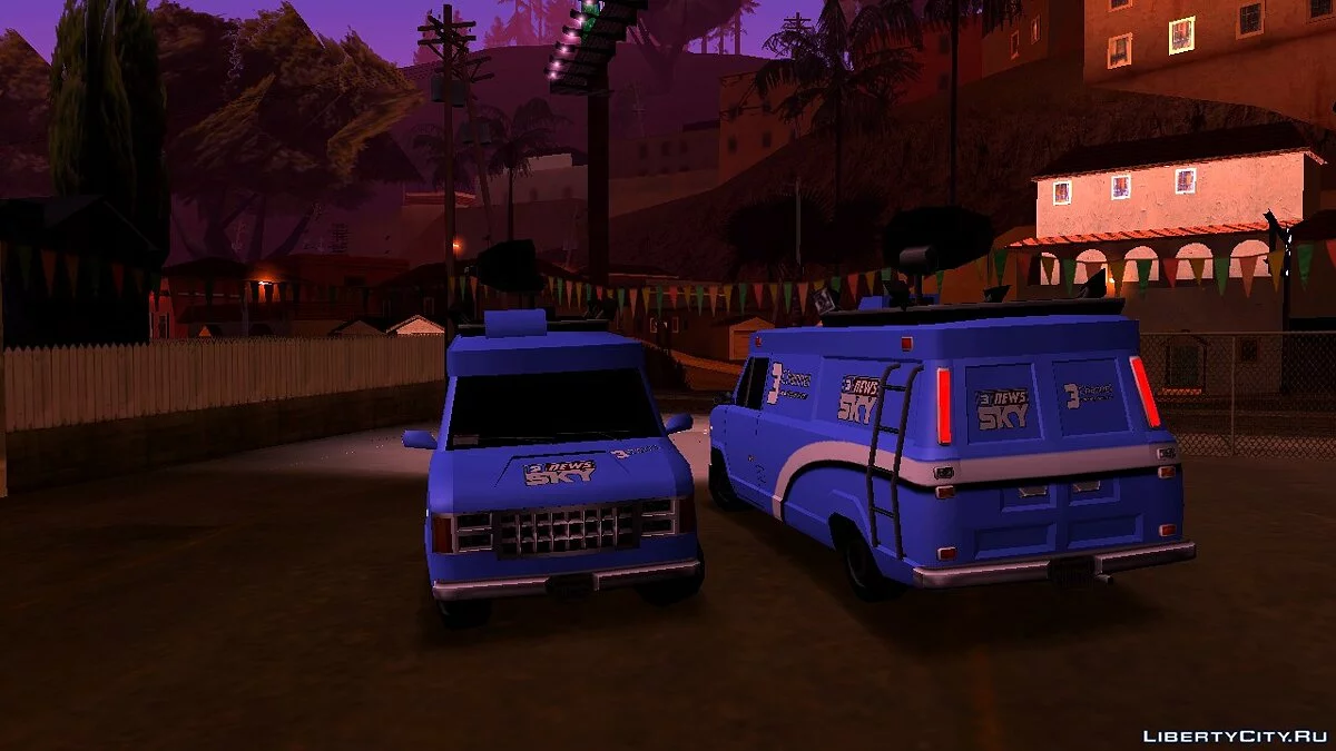 Vapid NewsVan 1985 / GTA San Andreas