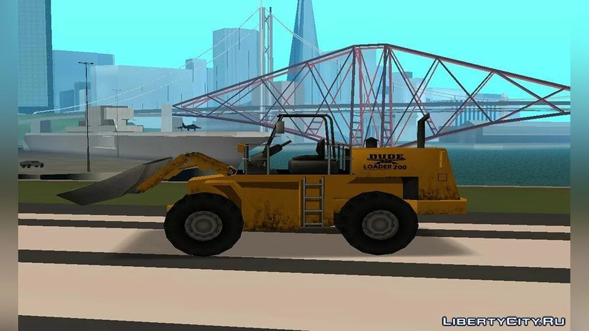 Loader 200 - реалистичный погрузчик / GTA San Andreas