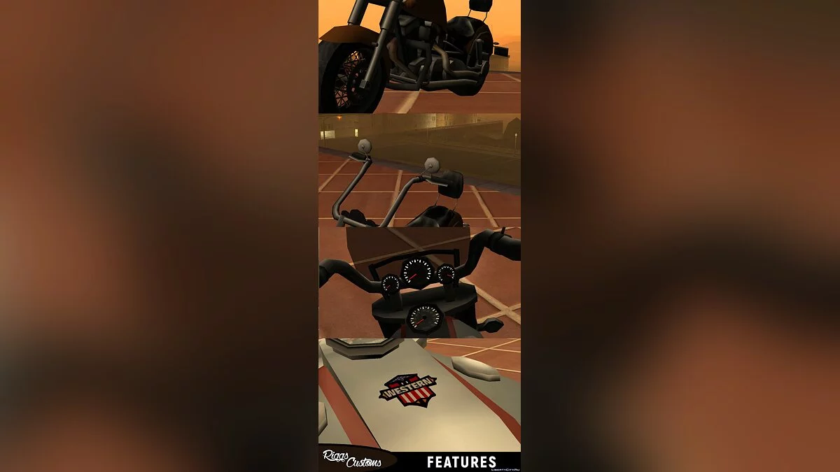 WMC Freeway 21-inch Softail R 1993 / GTA San Andreas