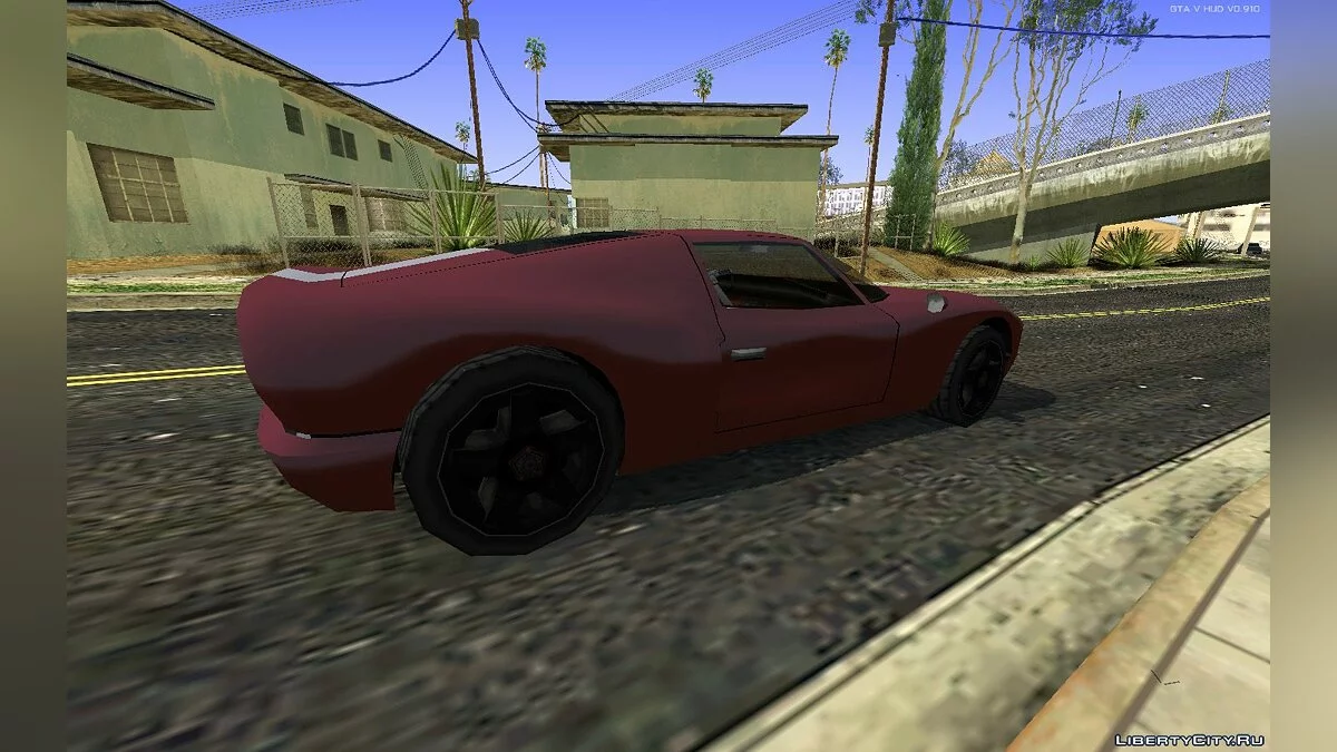 Original Bullet with black wheels / GTA San Andreas