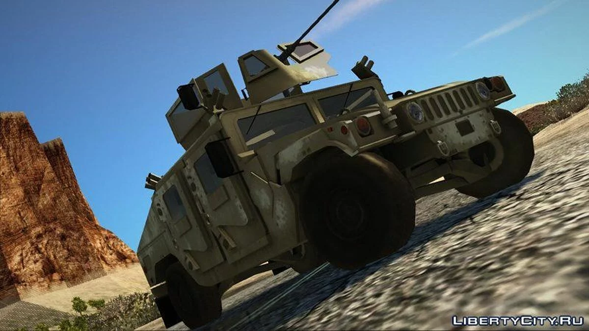 Новый Patriot с функциональным оружием / GTA San Andreas