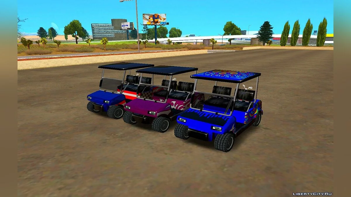 Caddy Adapted to Paintjob / GTA San Andreas