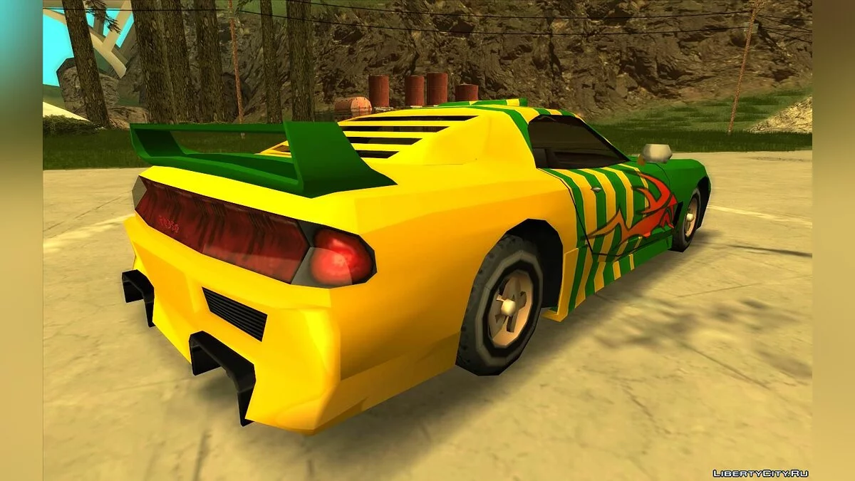 ZR-350 с новым тюнингом  / GTA San Andreas