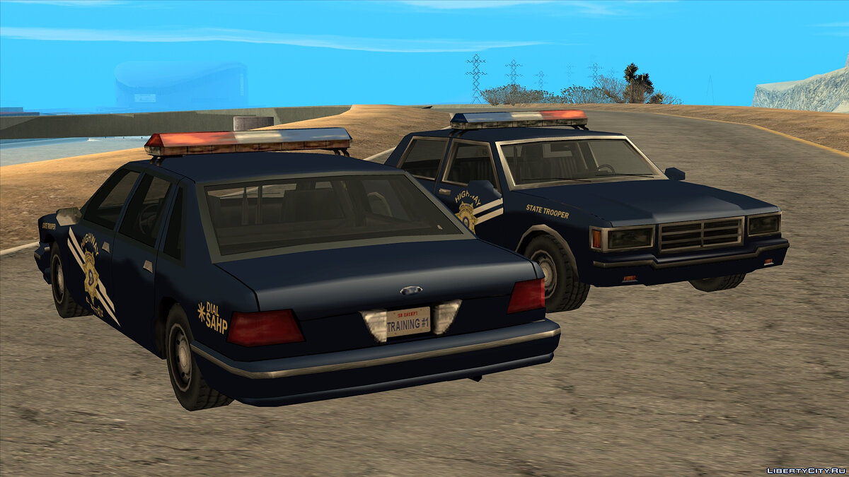 Скачать Car Pack Police Sahp для GTA San Andreas