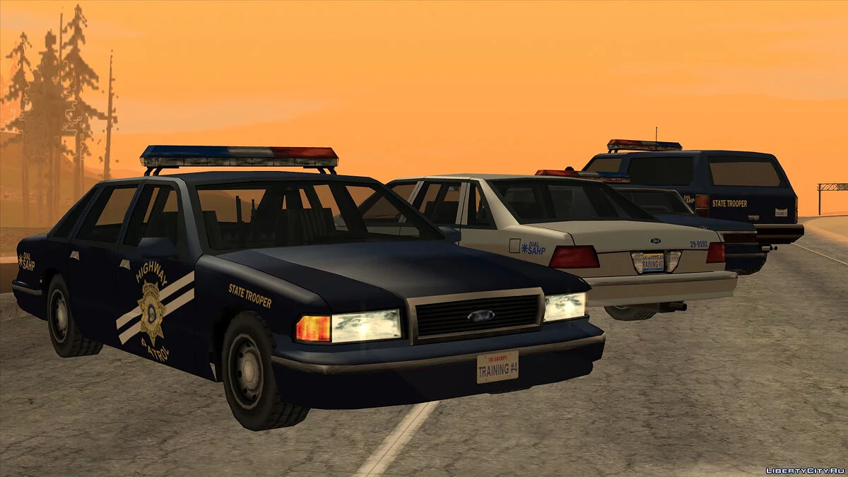 Car Pack Police Sahp / GTA San Andreas