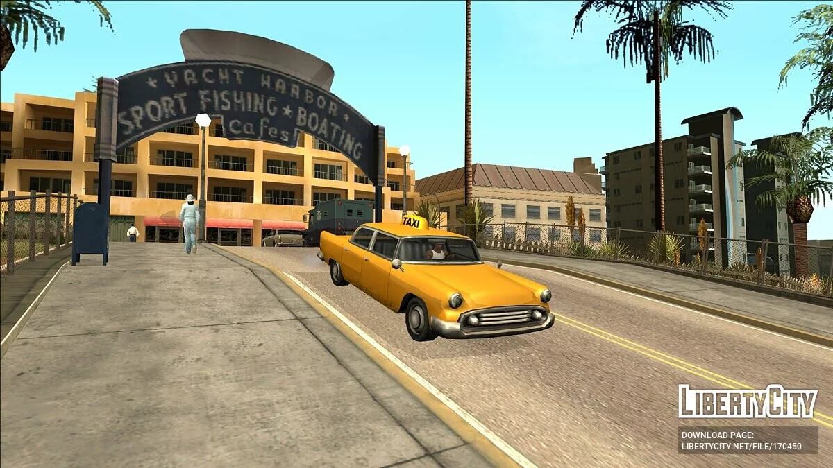 Oceande + Oceandale Taxi (Replace + Addon) / GTA San Andreas